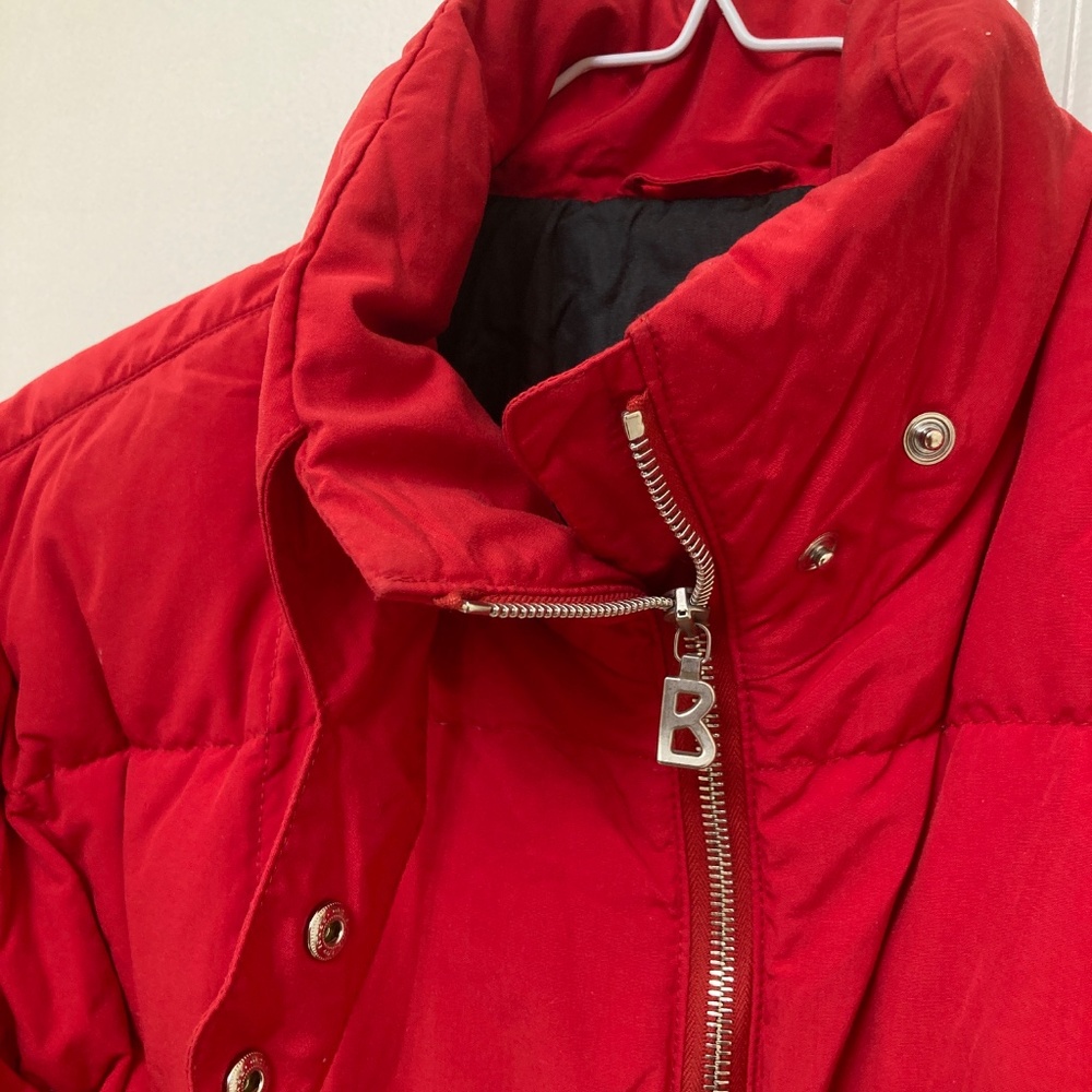 Vintage Bogner Red Goose Down Filled Puffer Ski Winter Jacket Women's Size 8 - Picture 2 of 14